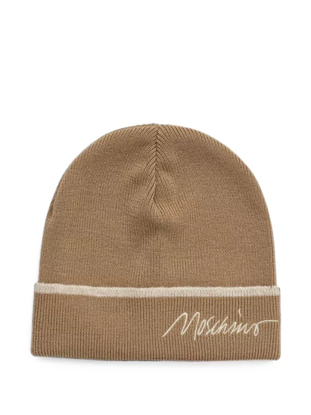 Căciulă Moschino cu broderie cu dungi
