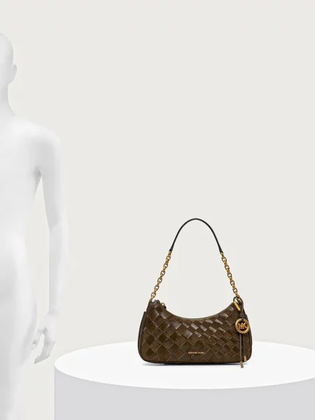 Кожаная сумка хобо Michael Michael Kors