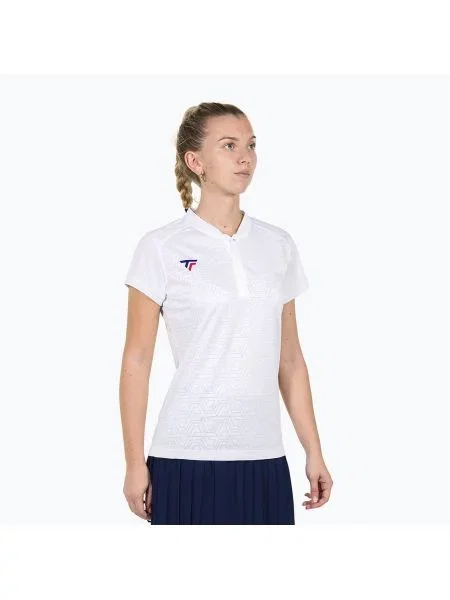 Koszulka tenisowa Tecnifibre Team Mesh white biała