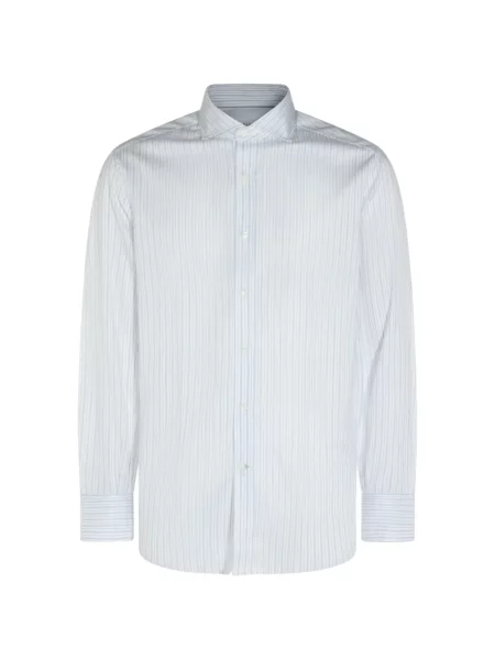Pruhovaná košile Brunello Cucinelli bílá