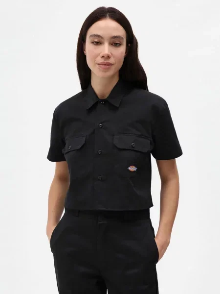 Сорочка Dickies Work поліестер/бавовна чорний