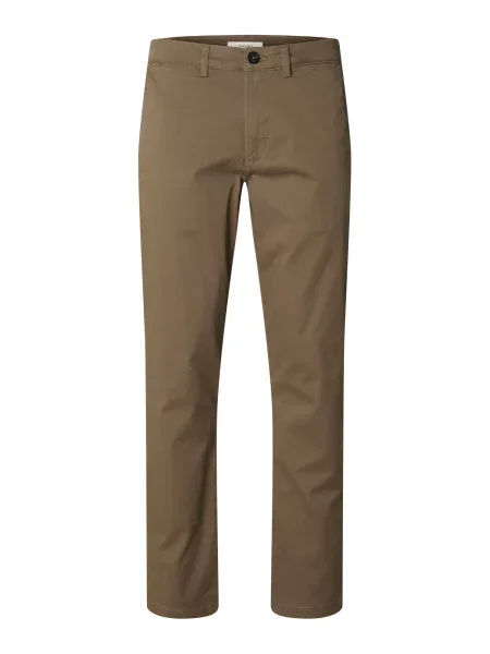 SELECTED Pantaloni eleganți SLHMiles Flex coniac maro