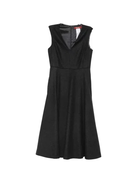 Rochie midi Max Mara fără mâneci gri