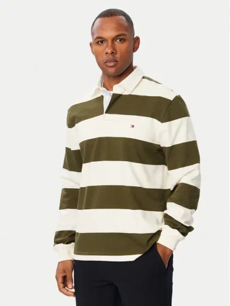Tommy Hilfiger Tricou polo Essential închis verde