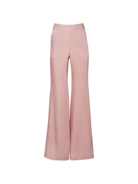 Pantaloni Fleur Du Mal evazate roz