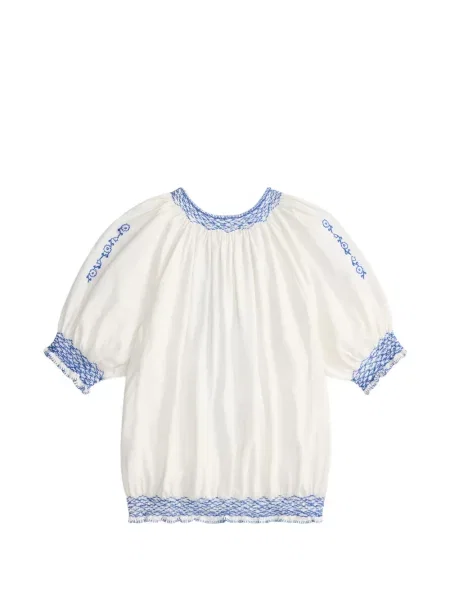 Bluză Ralph Lauren Rrl cu model floral alb
