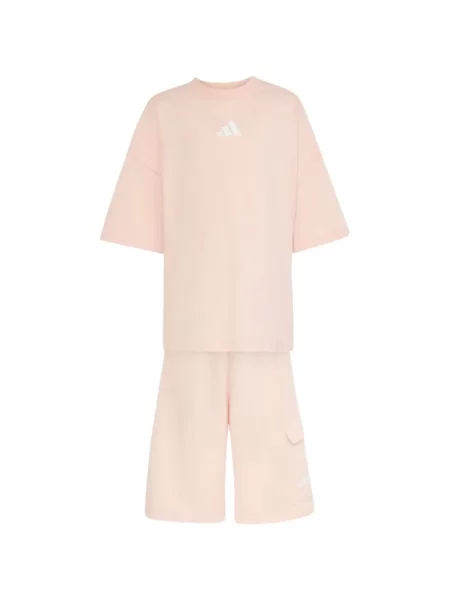 Komplet dresowy dziecięcy Adidas różowy
