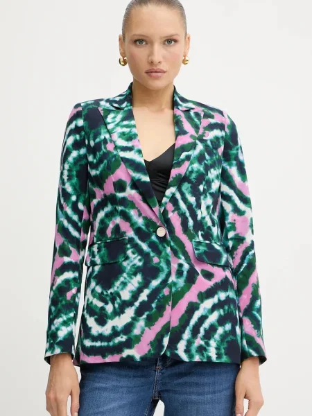 Сако Morgan с едно копче с десен VIZA.F зелено