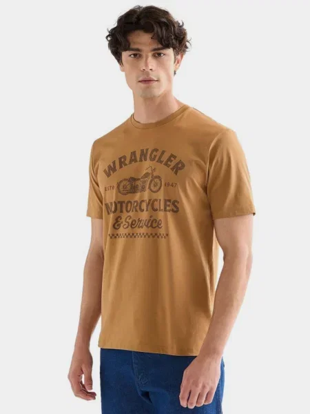 Футболка Wrangler коричневая