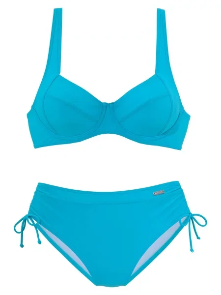 LASCANA Costum de baie două piese turcoaz