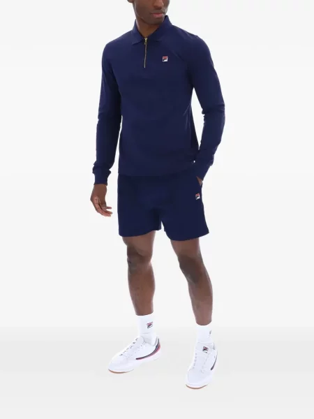 Lung tricou polo Fila albastru