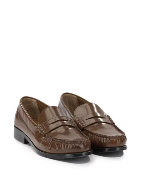 Pantofi loafer Alohas din piele maro