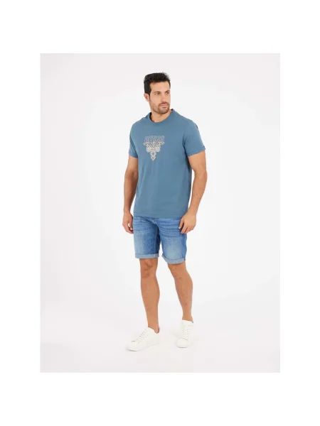 GUESS De blugi pantaloni scurți Sonny albastru