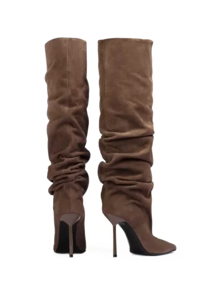 Botine Le Silla cu volane maro