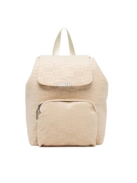 Раница Guess дамска малък бежово