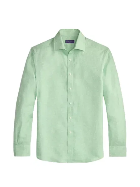 Cămașă în carouri Ralph Lauren Purple Label în carouri verde