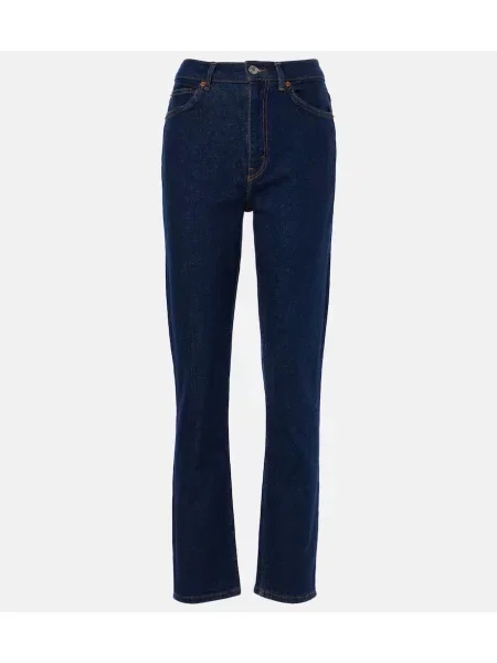 Blugi drepți Re/done albastru