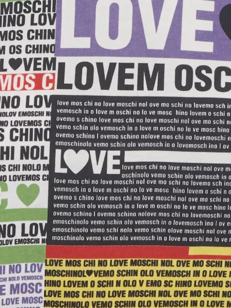 Μπλούζα Love Moschino με σχέδιο λευκό