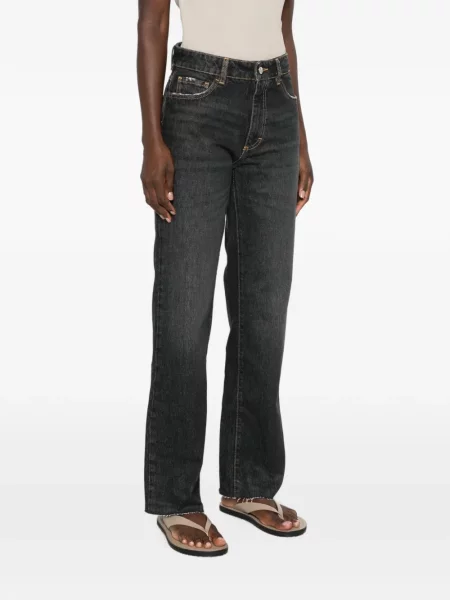 Blugi Icon Denim zdrențuiți negru