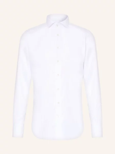 Profuomo Koszula Slim Fit weiss biała