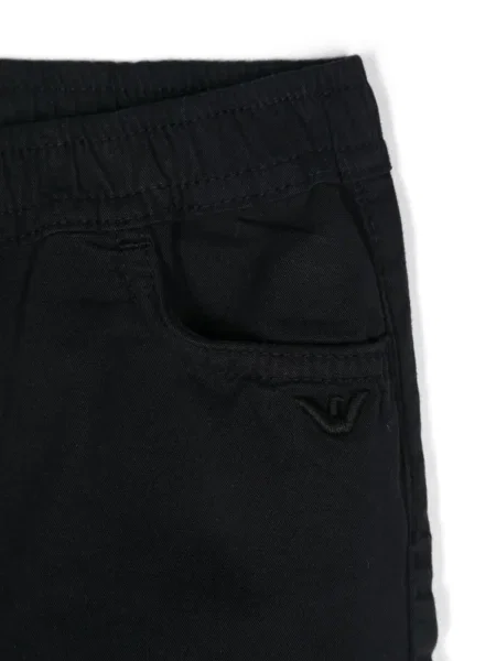 Spodnie dziecięce Emporio Armani niebieskie