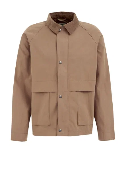 WE Fashion Přechodná bunda světle hnědá