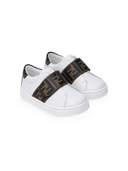 Sneakersy dziecięce Fendi białe