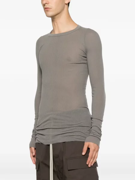 Lung tricou Rick Owens gri