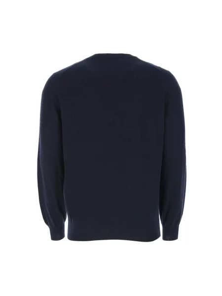 Sweter Brunello Cucinelli wełniany niebieski