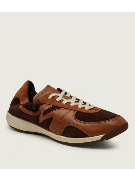 Michael Kors Sneakers Colt | piele întoarsă cu adaos de piele maro