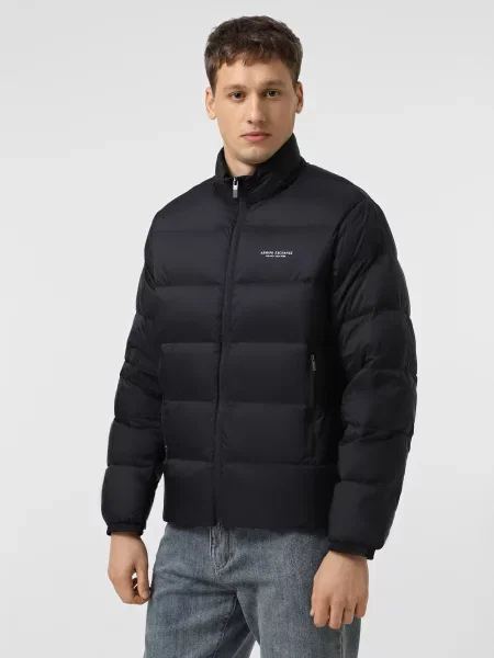 Зимова куртка Armani Exchange темно-синій синій