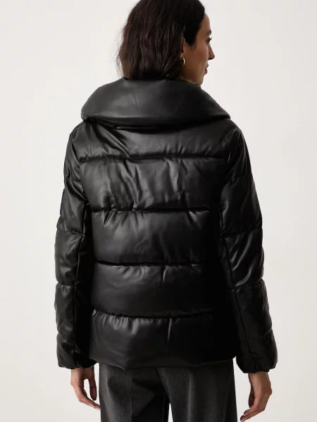 Стеганая кожаная куртка Dkny