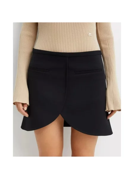 Spódnica mini Courreges czarna