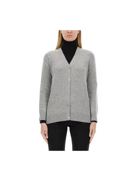 Kardigan Max Mara wełniany szary
