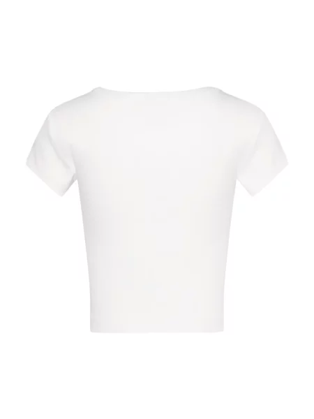 Koszulka Calvin Klein Jeans z krótkim rękawem biała