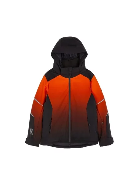 Geacă Emporio Armani Ea7 portocaliu