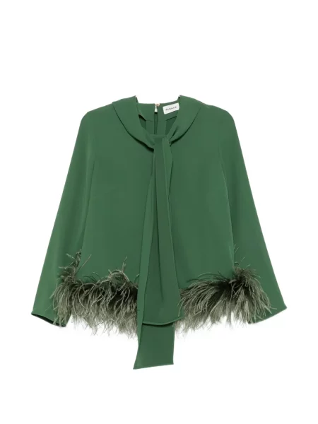 Bluză P.a.r.o.s.h. cu funde verde