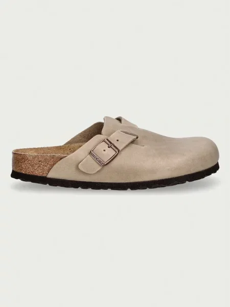 Birkenstock шльопанці нубукові Boston