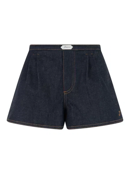 Krótkie szorty Jacquemus niebieskie