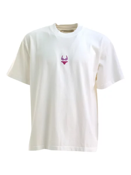 Tricou Alberto Bresci cu broderie alb