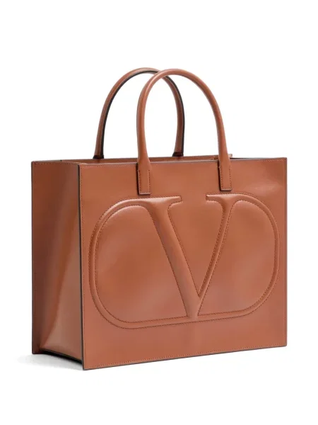 Shopper torbica Valentino Garavani smeđa