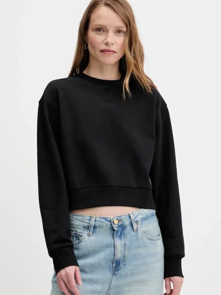 Calvin Klein Jeans bluza gładka czarny