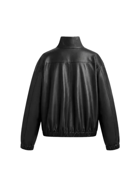 Kurtka skórzana Saint Laurent czarna