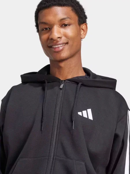 Кофта спортивна adidas Essentials бавовна/поліестер чорний
