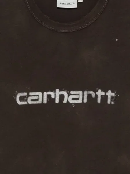 Tricou Carhartt Wip cu imagine maro