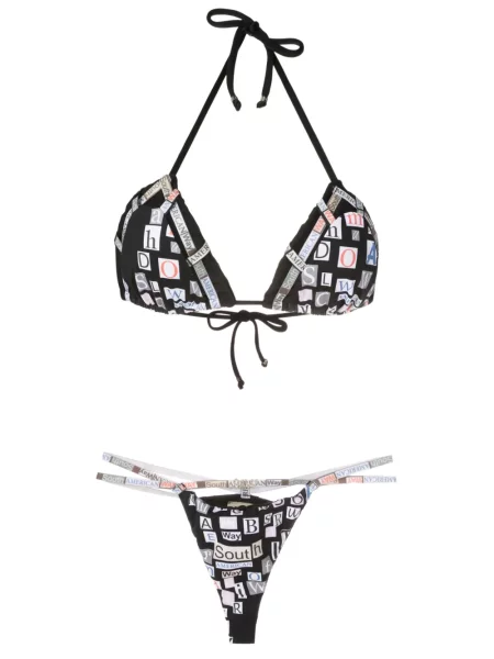 Bikini Amir Slama cu imagine negru