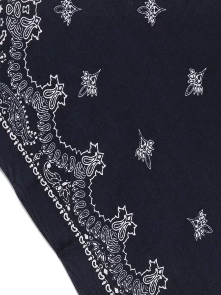 Κασκόλ Destin με σχέδιο paisley μπλε