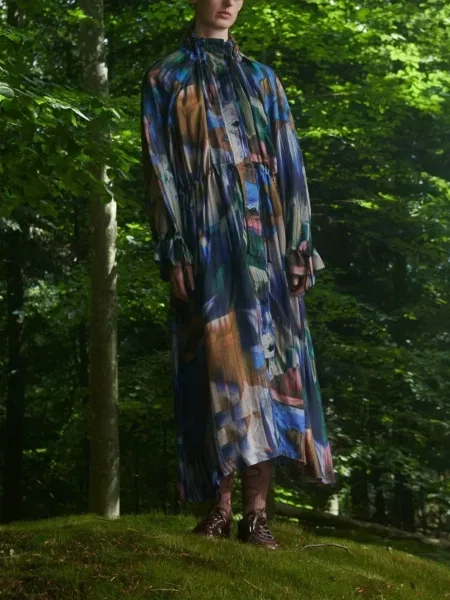 Parka Henrik Vibskov kék