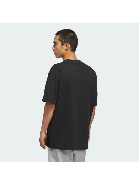 T-shirt adidas Adidas Ss Tee UNISEX Black/ Off White M biała