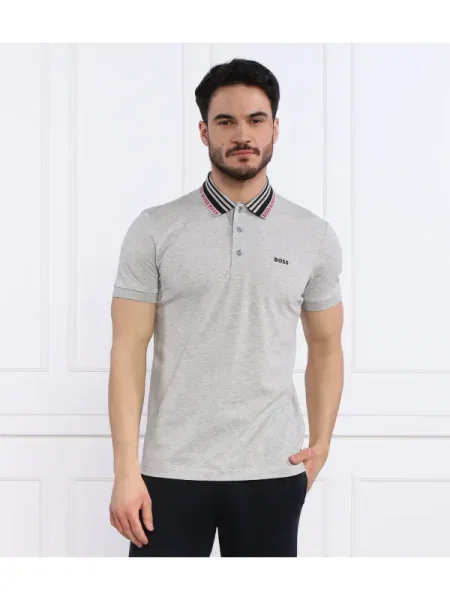 BOSS GREEN Polo gri